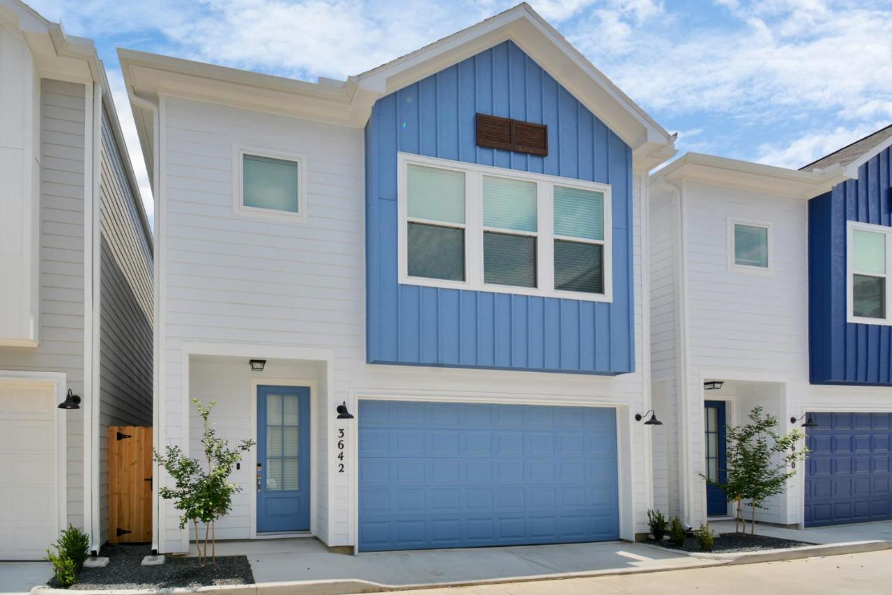Casa Azure - New Modern 3 Bedroom Med Center, Nrg, Uh ヒューストン エクステリア 写真