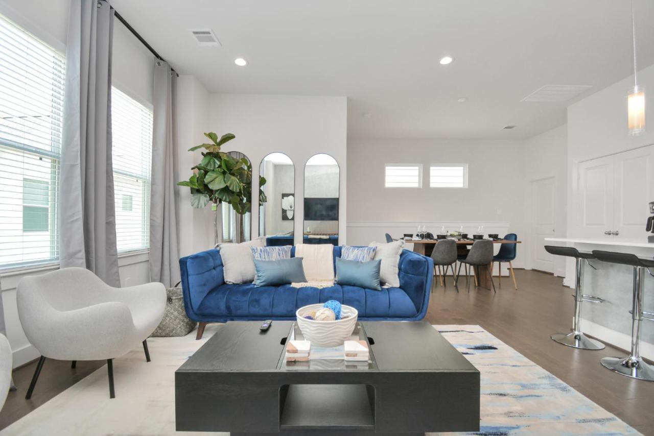 Casa Azure - New Modern 3 Bedroom Med Center, Nrg, Uh ヒューストン エクステリア 写真