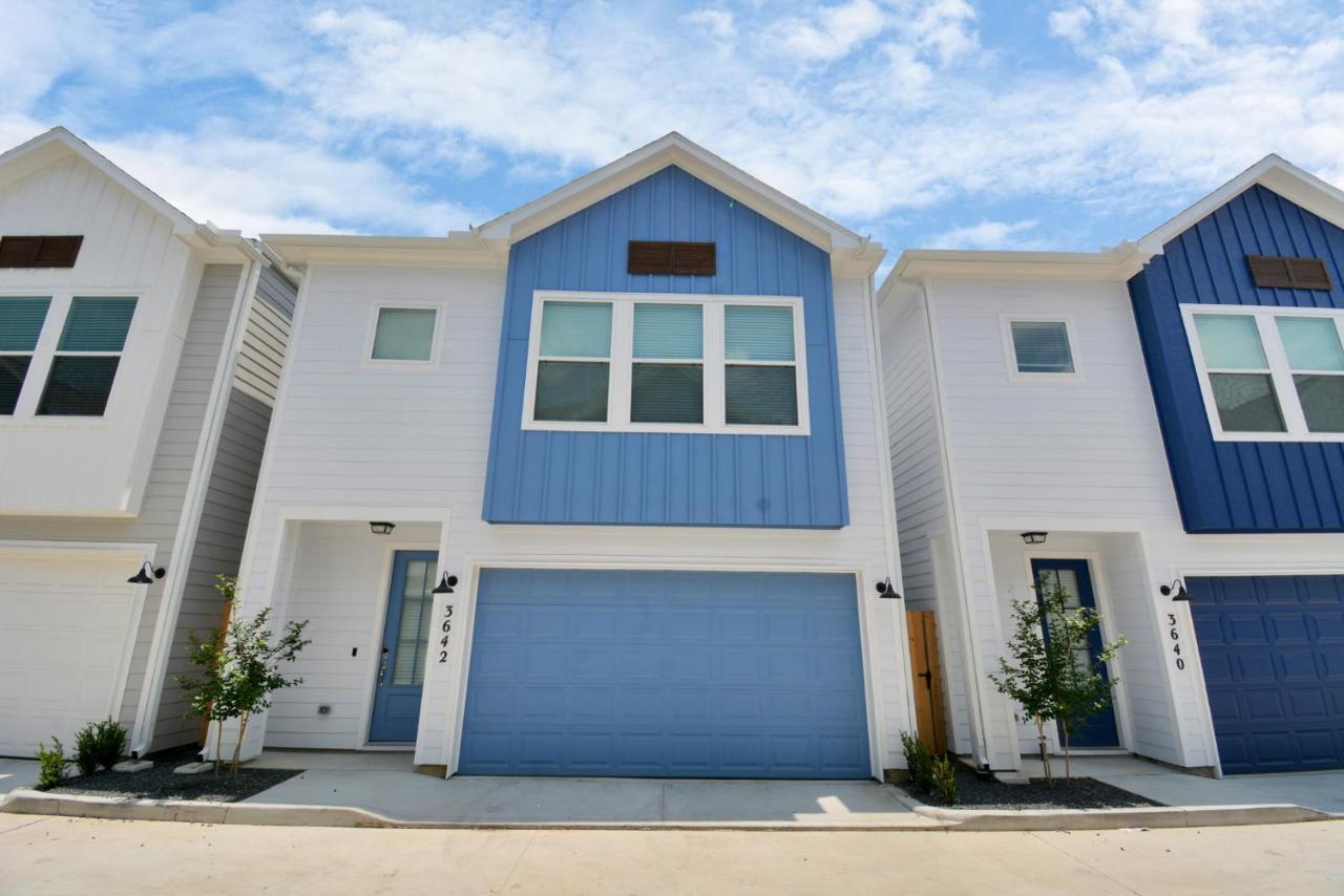 Casa Azure - New Modern 3 Bedroom Med Center, Nrg, Uh ヒューストン エクステリア 写真